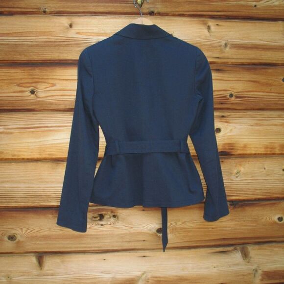 Theory Stretch Cotton Belted Jacket - Picture 5 of 8